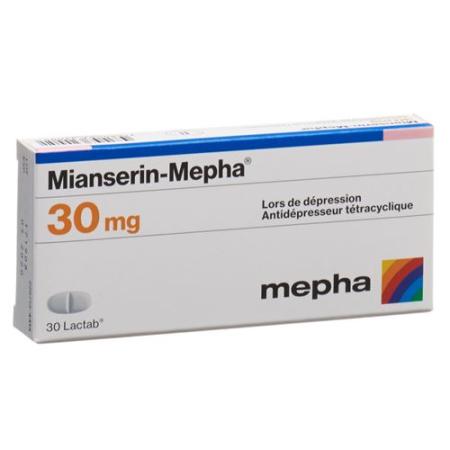 Mianserin-Mepha Lactab 30 mg 100 pcs - PrimeCare Global