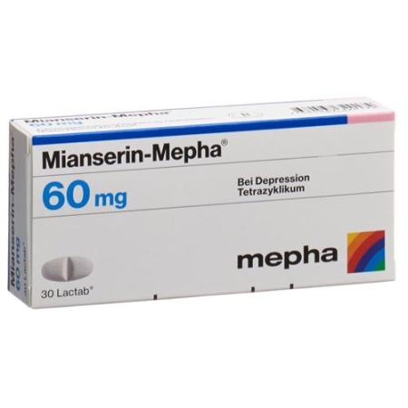 Mianserin-Mepha Lactab 60 mg 30 pcs - PrimeCare Global