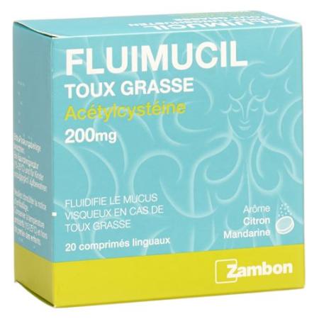 Fluimucil Cold Cough Lingual Tabl 200 mg 20 pcs - PrimeCare Global