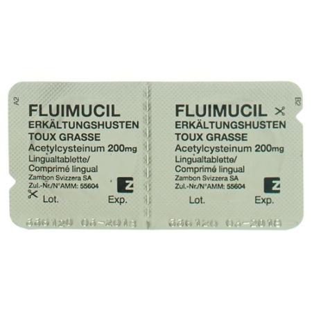 Fluimucil Cold Cough Lingual Tabl 200 mg 20 pcs - PrimeCare Global
