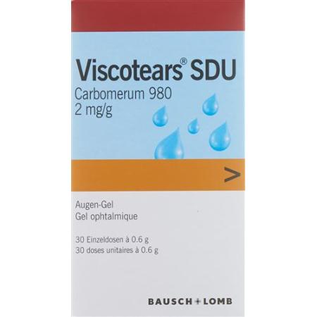 Viscotears SDU Eye Gel 30 Single Dose Units 0.6 g - PrimeCare Global