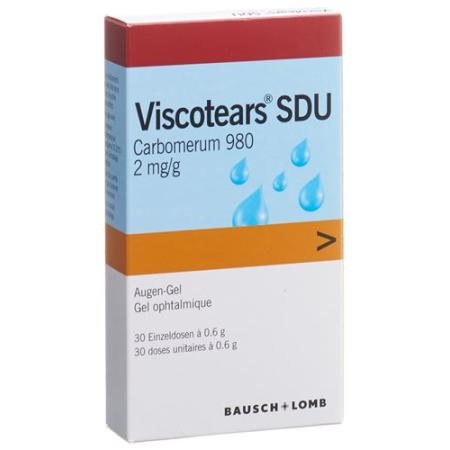 Viscotears SDU Eye Gel 30 Single Dose Units 0.6 g - PrimeCare Global