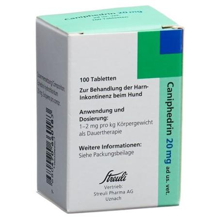 Caniphedrine Tabl 20 mg ad us vet. 100 pcs - PrimeCare Global