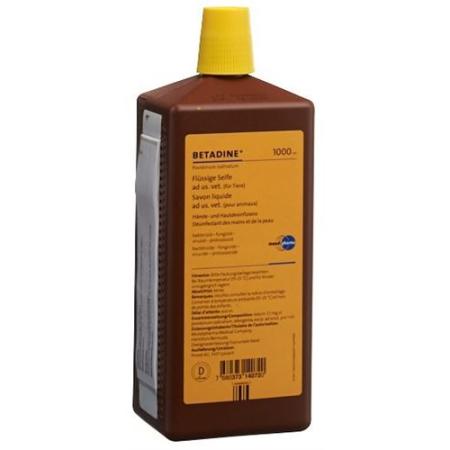 Betadine soap liq ad usum veterinarium Fl 1000 ml - PrimeCare Global
