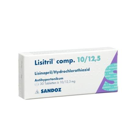 Lisitril comp. Tabl 10/12.5 mg 30 pcs - PrimeCare Global