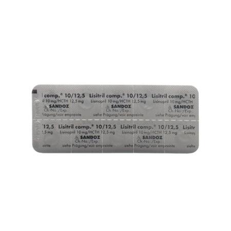 Lisitril comp. Tabl 10/12.5 mg 30 pcs - PrimeCare Global