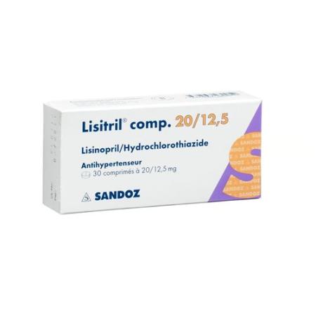 Lisitril comp. Tabl 20/12.5 mg 30 pcs - PrimeCare Global