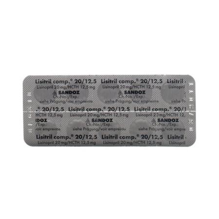 Lisitril comp. Tabl 20/12.5 mg 30 pcs - PrimeCare Global
