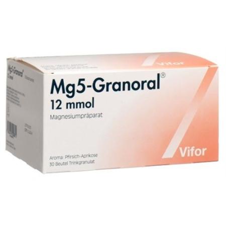 Mg5-Granoral Gran 12 mmol Peach-Apricot Btl 30 pcs - PrimeCare Global