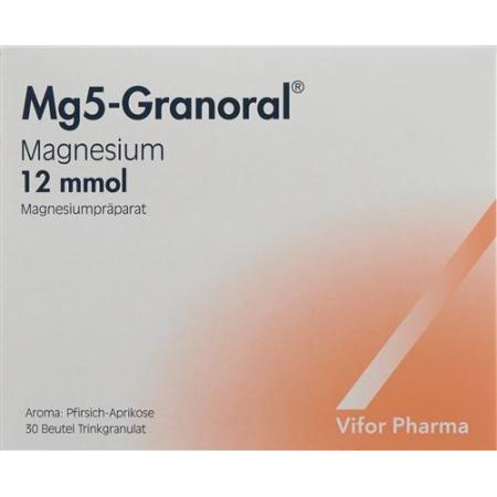 Mg5-Granoral Gran 12 mmol Peach-Apricot Btl 30 pcs - PrimeCare Global