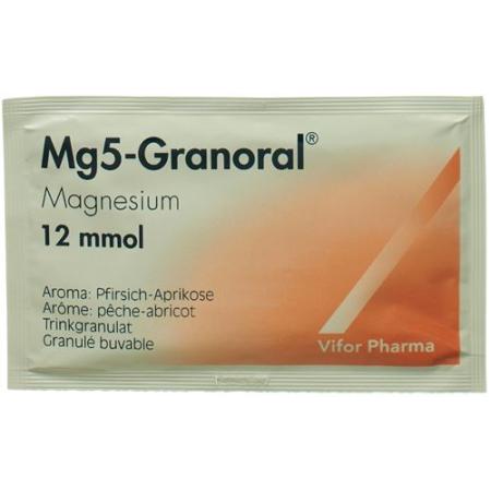 Mg5-Granoral Gran 12 mmol Peach-Apricot Btl 30 pcs - PrimeCare Global