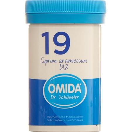 Omida Schuessler Nr19 Cuprum arsenicosum Tabl D 12 Ds 100 g - PrimeCare Global