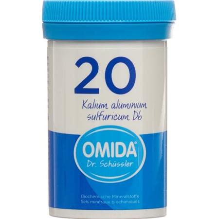Omida Schuessler Nr20 potassium aluminum sulfuricum Tabl D 6 Ds 100 - PrimeCare Global