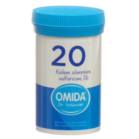 Omida Schuessler Nr20 potassium aluminum sulfuricum Tabl D 6 Ds 100 - PrimeCare Global
