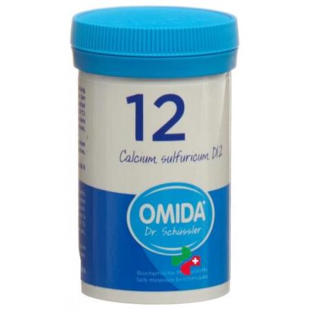 Omida Schuessler Nr12 Calcium sulfuricum Tabl D 12 Ds 100 g - PrimeCare Global