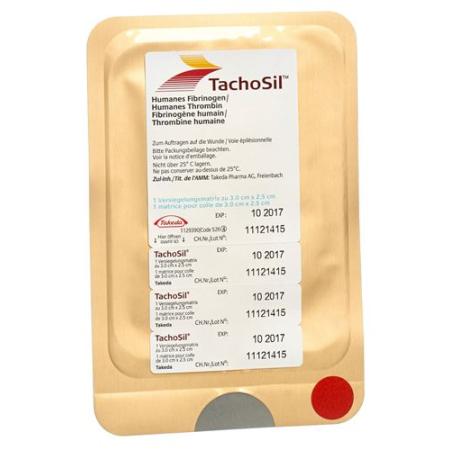 TachoSil sealing matrix 3x2.5cm - PrimeCare Global