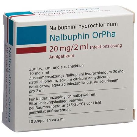 Nalbuphine OrPha Inj Loes 20mg/2ml 10amp 2ml - PrimeCare Global