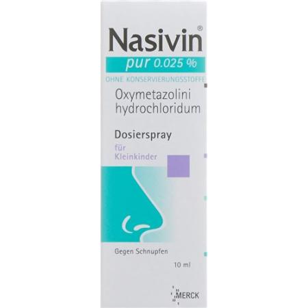 Nasivin Pur dosing spray 0.025% 10 ml - PrimeCare Global