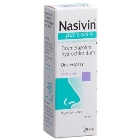 Nasivin Pur dosing spray 0.025% 10 ml - PrimeCare Global