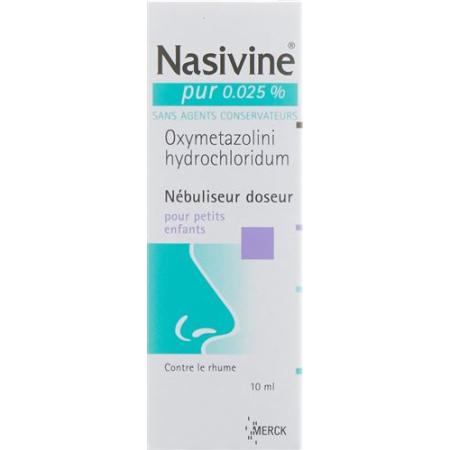 Nasivin Pur dosing spray 0.025% 10 ml - PrimeCare Global