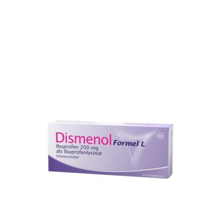 DISMENOL FORMEL L film-coated tablets 200 MG 20 PCS - PrimeCare Global