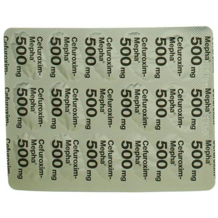 Cefuroxime-Mepha Lactab 500 mg 14 pcs - PrimeCare Global