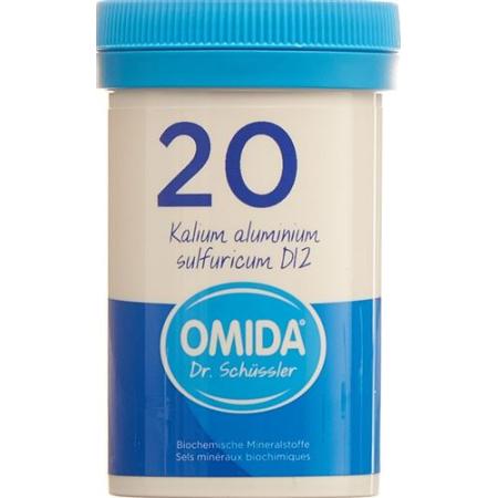 Omida Schuessler Nr20 potassium aluminum sulfuricum Tabl D 12 Ds 10 - PrimeCare Global