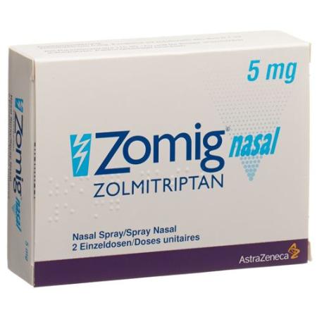Zomig nasal nasal spray 5 mg monodos 2 pcs - PrimeCare Global