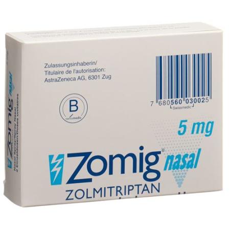 Zomig nasal nasal spray 5 mg monodos 2 pcs - PrimeCare Global