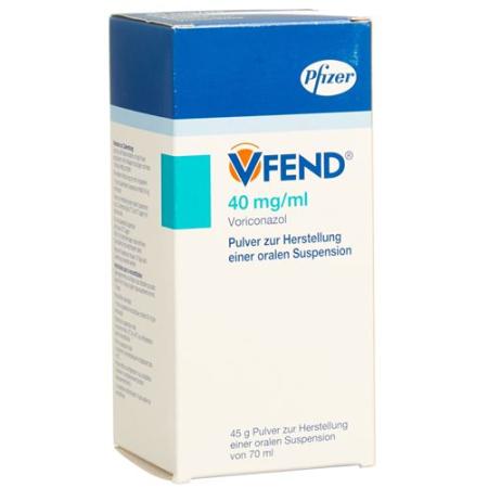 Vfend Plv 40mg/ml for Suspension Fl 70ml - PrimeCare Global