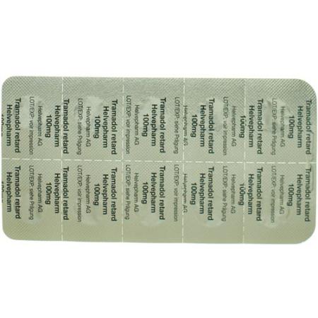 Tramadol retard Helvepharm Ret Filmtabl 100 mg 30 pcs - PrimeCare Global