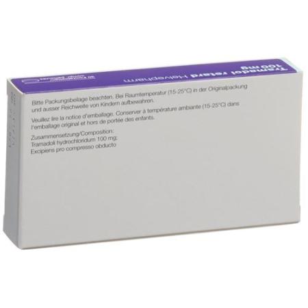 Tramadol retard Helvepharm Ret Filmtabl 100 mg 30 pcs - PrimeCare Global
