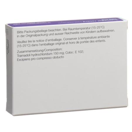 Tramadol retard Helvepharm Ret Filmtabl 150 mg 10 pcs - PrimeCare Global
