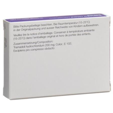 Tramadol retard Helvepharm Ret Filmtabl 200 mg 10 pcs - PrimeCare Global