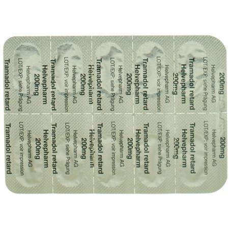 Tramadol retard Helvepharm Ret Filmtabl 200 mg 10 pcs - PrimeCare Global