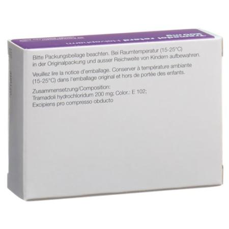 Tramadol retard Helvepharm Ret Filmtabl 200 mg 30 pieces - PrimeCare Global