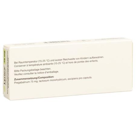 Lyrica caps 75 mg 14 pcs - PrimeCare Global