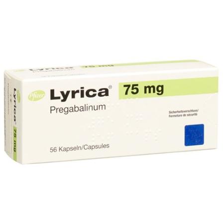 Lyrica Caps 75 mg 56 pcs - PrimeCare Global