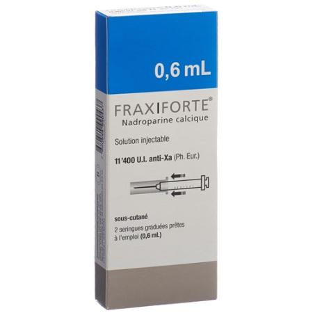 Fraxiforte 0.6 ml Inj L&ouml;s 100 Fertspr 0.6 ml - PrimeCare Global