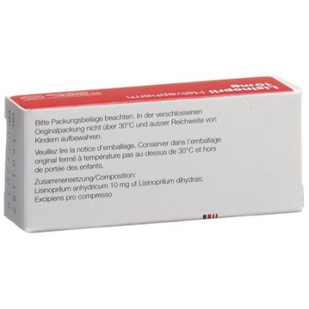Lisinopril Helvepharm Tabl 10 mg 30 pcs - PrimeCare Global