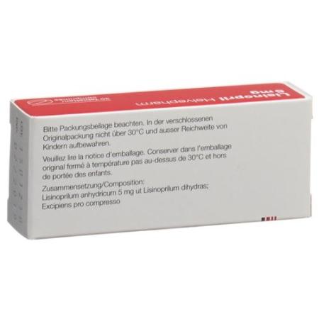 Lisinopril Helvepharm Tabl 5 mg 30 pcs - PrimeCare Global
