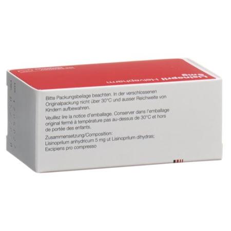 Lisinopril Helvepharm Tabl 5 mg 100 pcs - PrimeCare Global