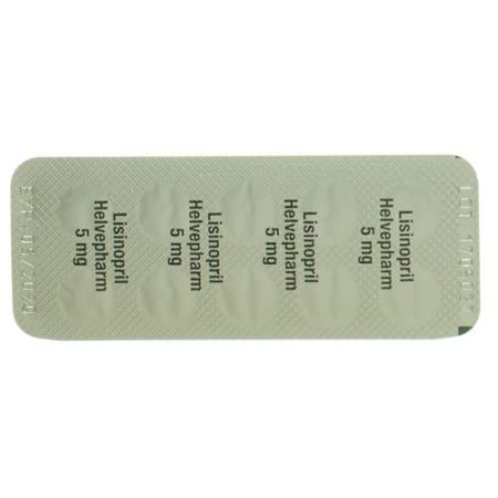 Lisinopril Helvepharm Tabl 5 mg 100 pcs - PrimeCare Global