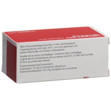 Lisinopril HCT Helvepharm Tabl 10/12.5 100 pcs - PrimeCare Global