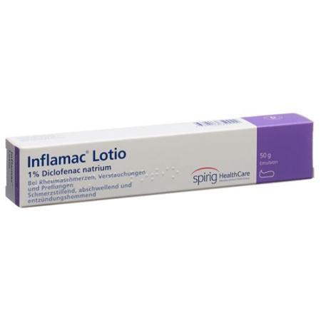 Inflamac Lotio Emuls 1%TB 50g - PrimeCare Global