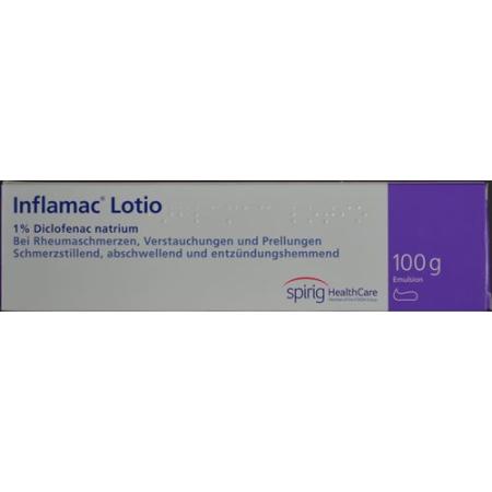 Inflamac Lotio Emuls 1%TB 100g - PrimeCare Global
