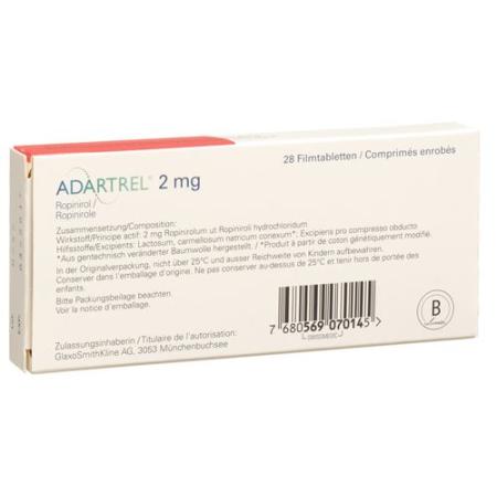 Adartrel Filmtabletten 2mg 28 Stück - PrimeCare Global