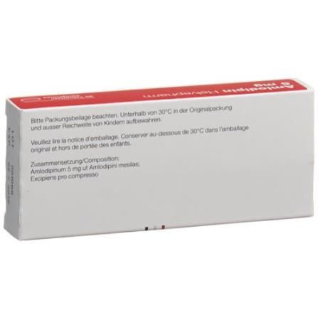 Amlodipine Helvepharm Tabl 5 mg 30 pcs - PrimeCare Global