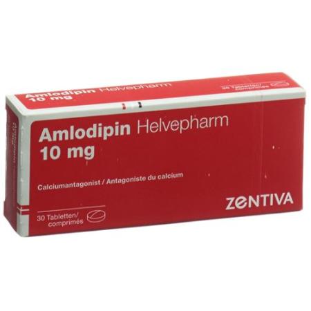 Amlodipine Helvepharm Tabl 10 mg 30 pcs - PrimeCare Global