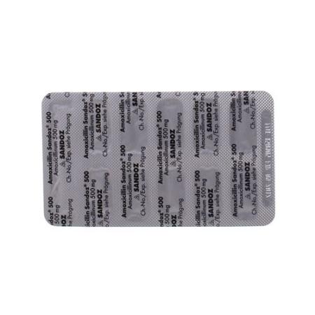 Amoxicillin Sandoz film tablets 500 mg 20 pcs - PrimeCare Global